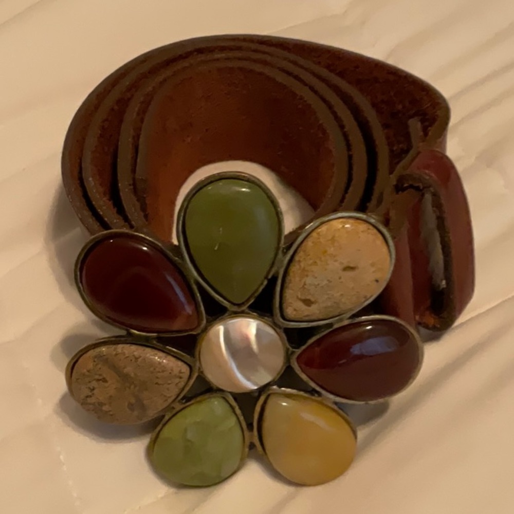 Vintage Leather Rock belt